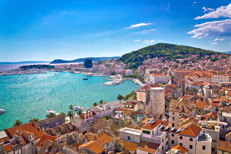 Harbour view of Split, Croatia’s second-largest city